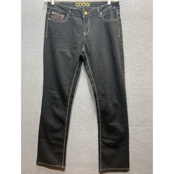 COOGI Bootcut Bling Denim Jeans Womens Size 9/10 NWOT $118 - Picture 2 of 13
